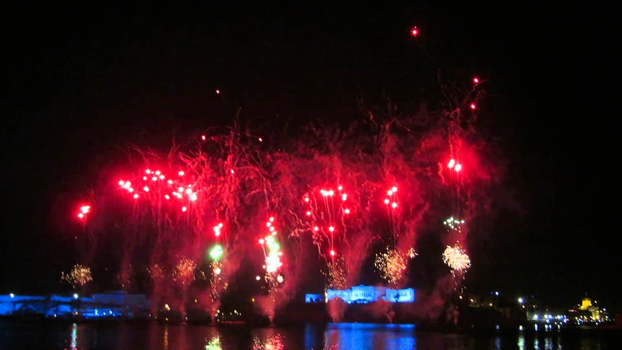Malta 50 Years of Independence Pyro Musical Fireworks Display 2014