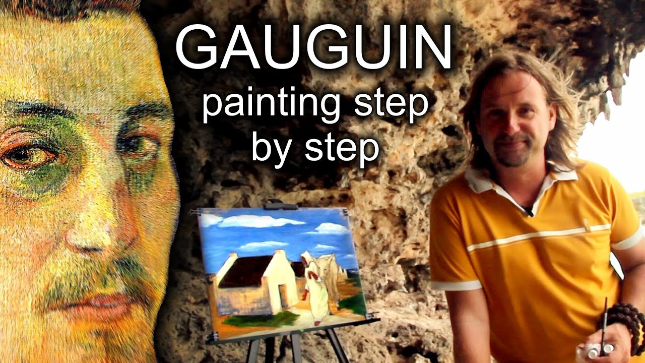 PAUL GAUGUIN painting step by step