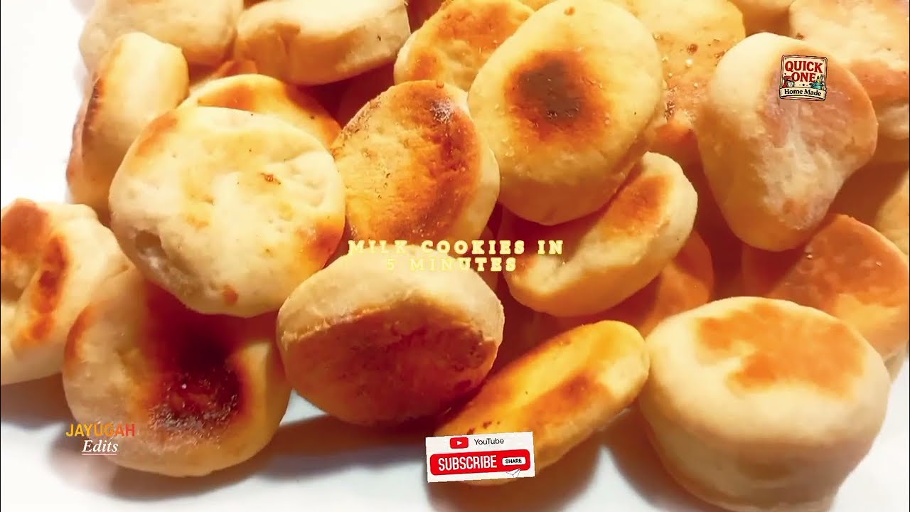 How To Make Perfect Milk Cookies | Soft & Buttery Homemade Cookies Recipe. 