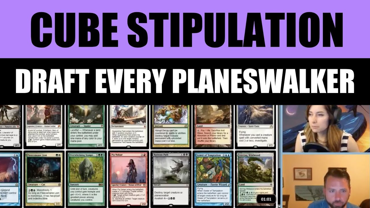 Modern Cube Stipulation Draft - Must Play Every Planeswalker, featuring LSV / MTG