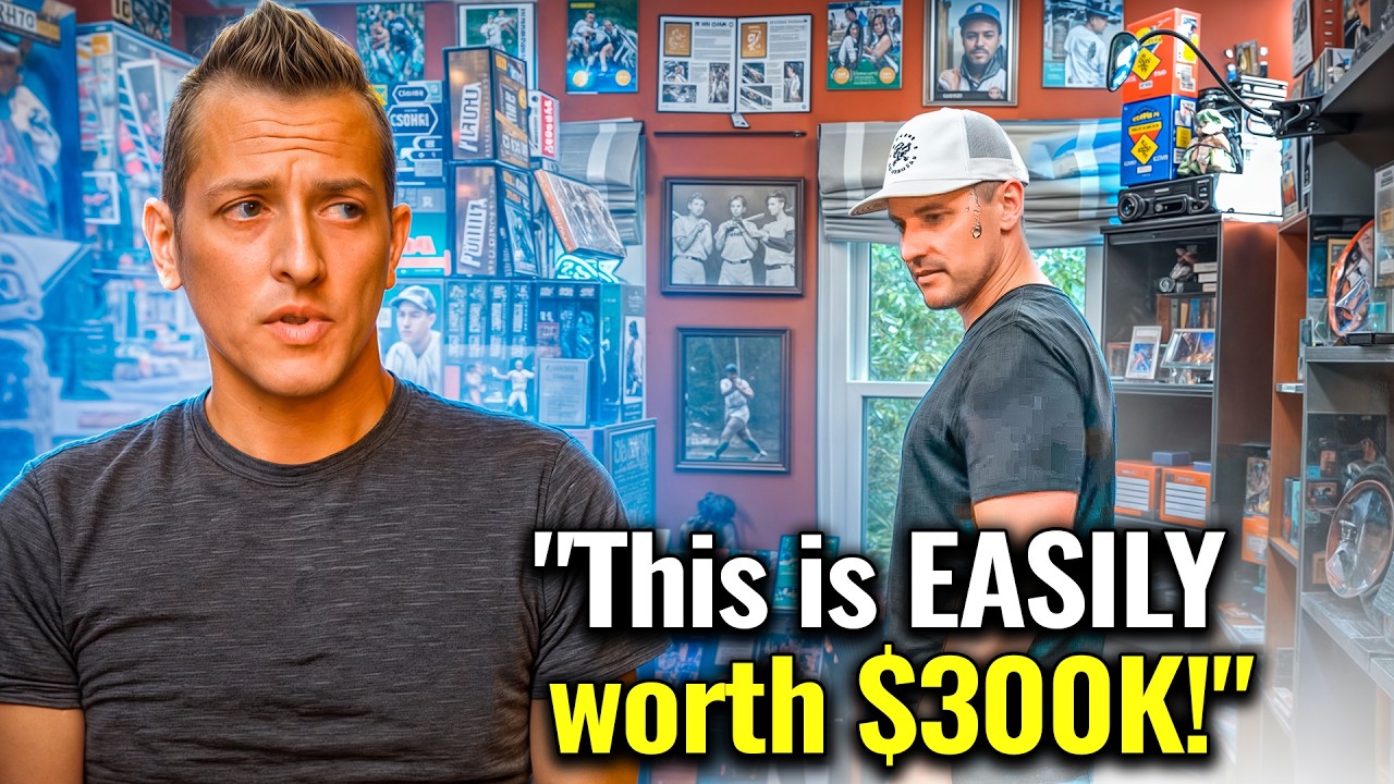 His HOUSE is FULL of VINTAGE SPORTS CARDS!