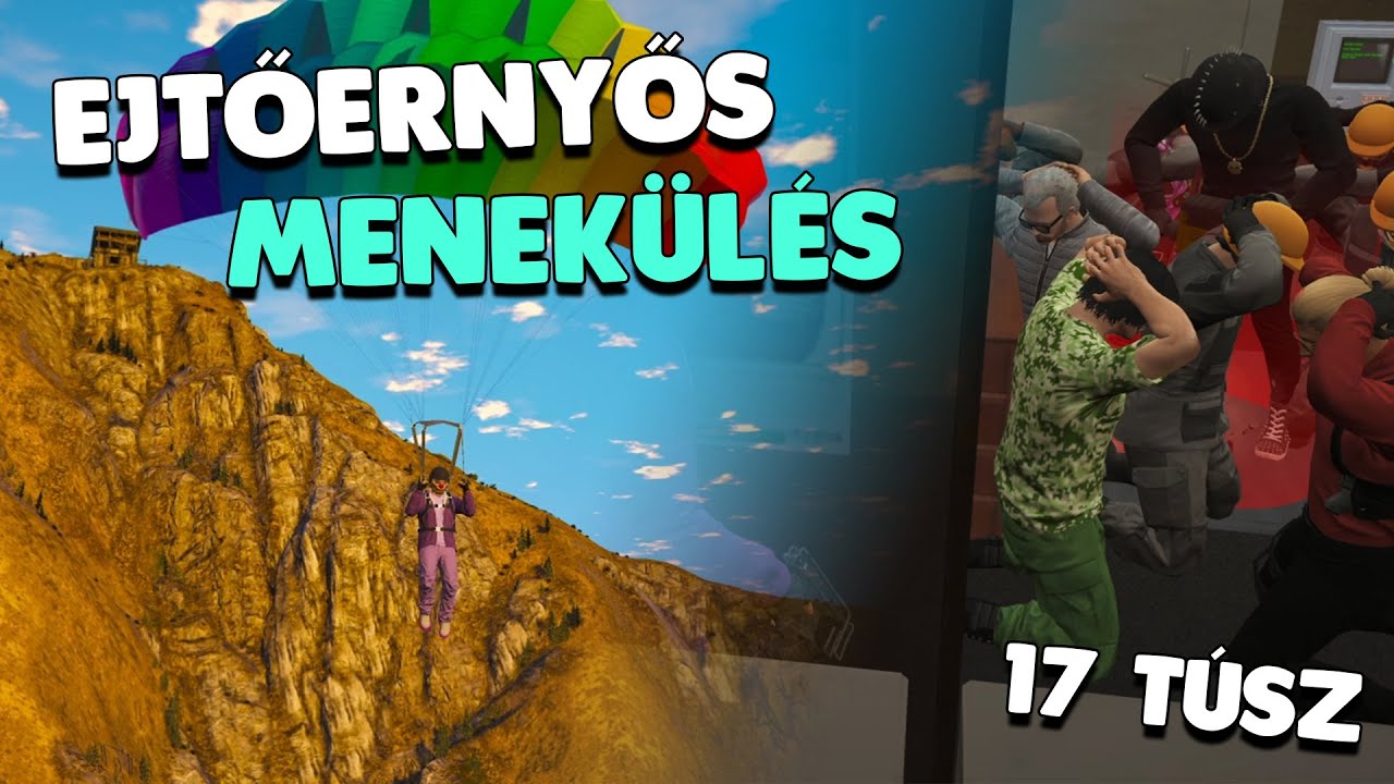 EJTŐERNYŐS MENEK&Uuml;L&Eacute;S + 17 T&Uacute;SZOS RABL&Aacute;S! - GTA V RP