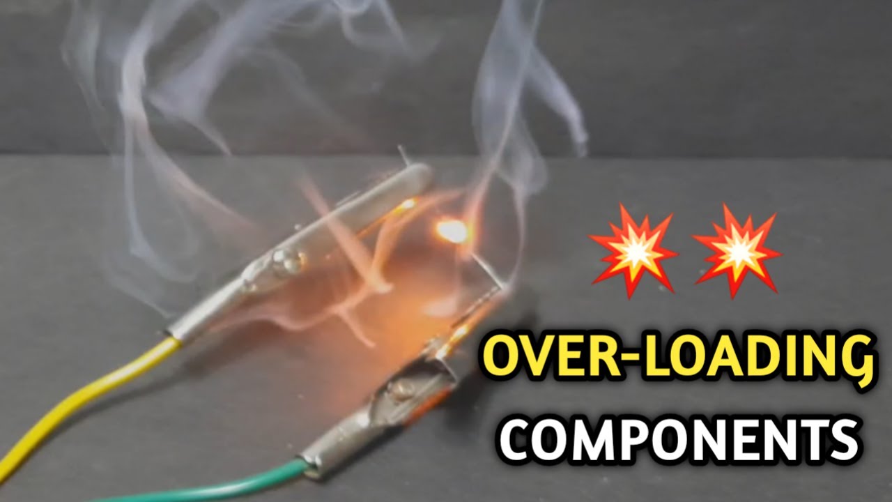 Exploding electronics components by Overvoltage |Age of science
