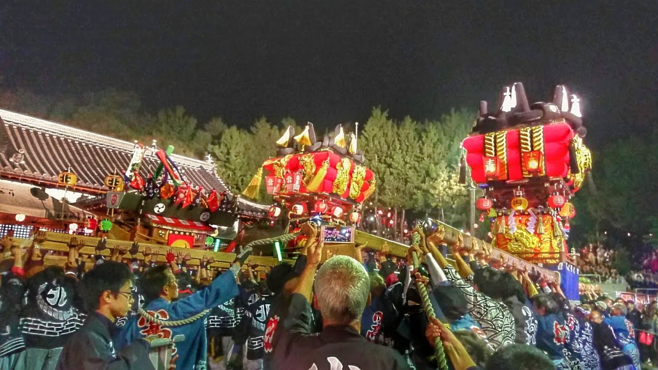 2018.10.28夜 乙島祭り 戸島神社 宮入り（ノーカット）岡山県倉敷市玉島