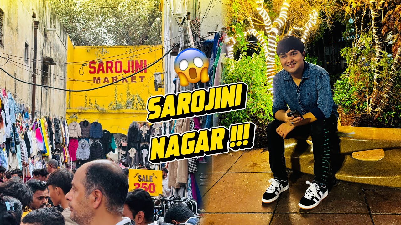 Again Visiting in  SAROJINI NAGAR MARKET 😱 | Sarojini Nagar Market Shopping 🛍️!! | Harsh Kem