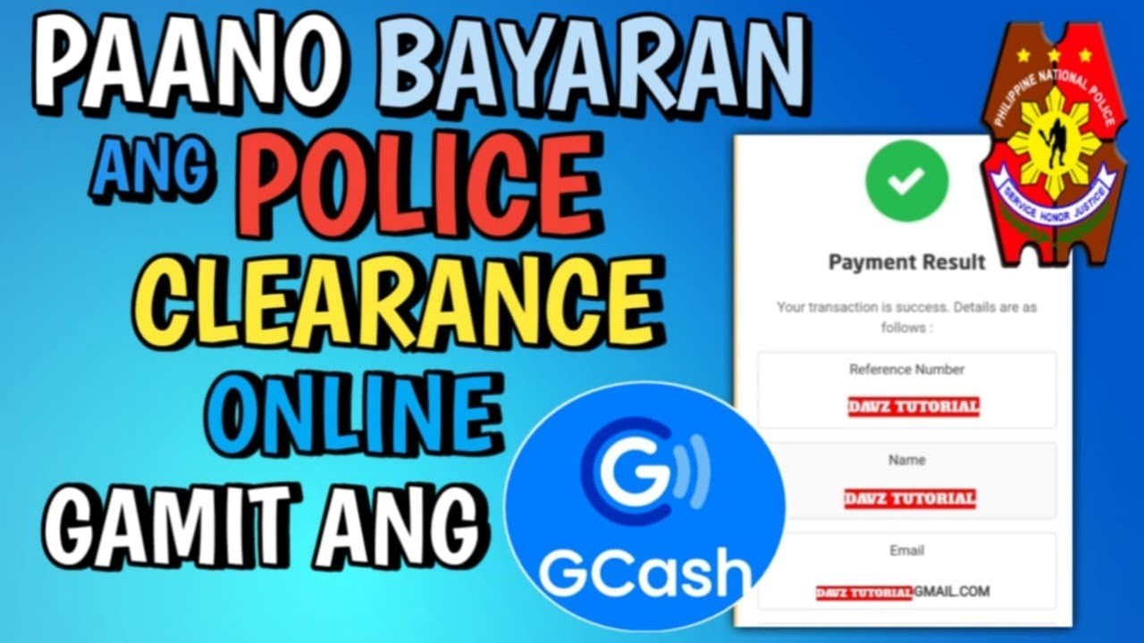PAANO BAYARAN ANG POLICE CLEARANCE ONLINE GAMIT ANG GCASH ACCOUNT | POLICE CLEARANCE PAYMENT | GCASH