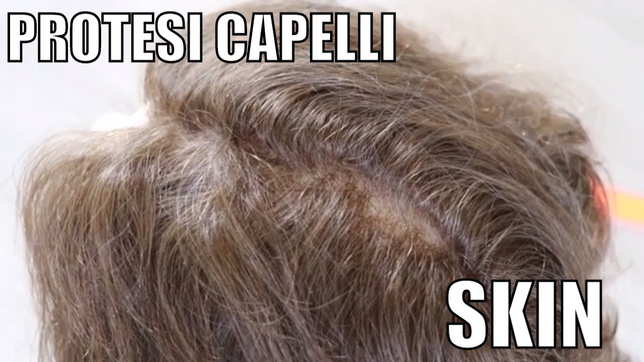 ⚠️ protesi capelli in SKIN ANNODATO MEDIO -sistema capillare Stock-Invio immediato dalla FABBRICA