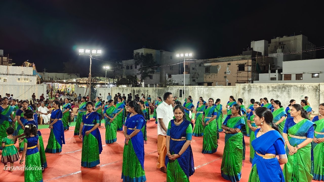 Live பவளக்கொடி கும்மி கலைக்குழு அறக்கட்டளை அரங்கேற்றவிழா திருப்பூர்