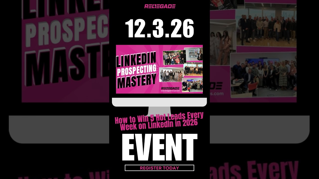 Linkedin Prospecting Event