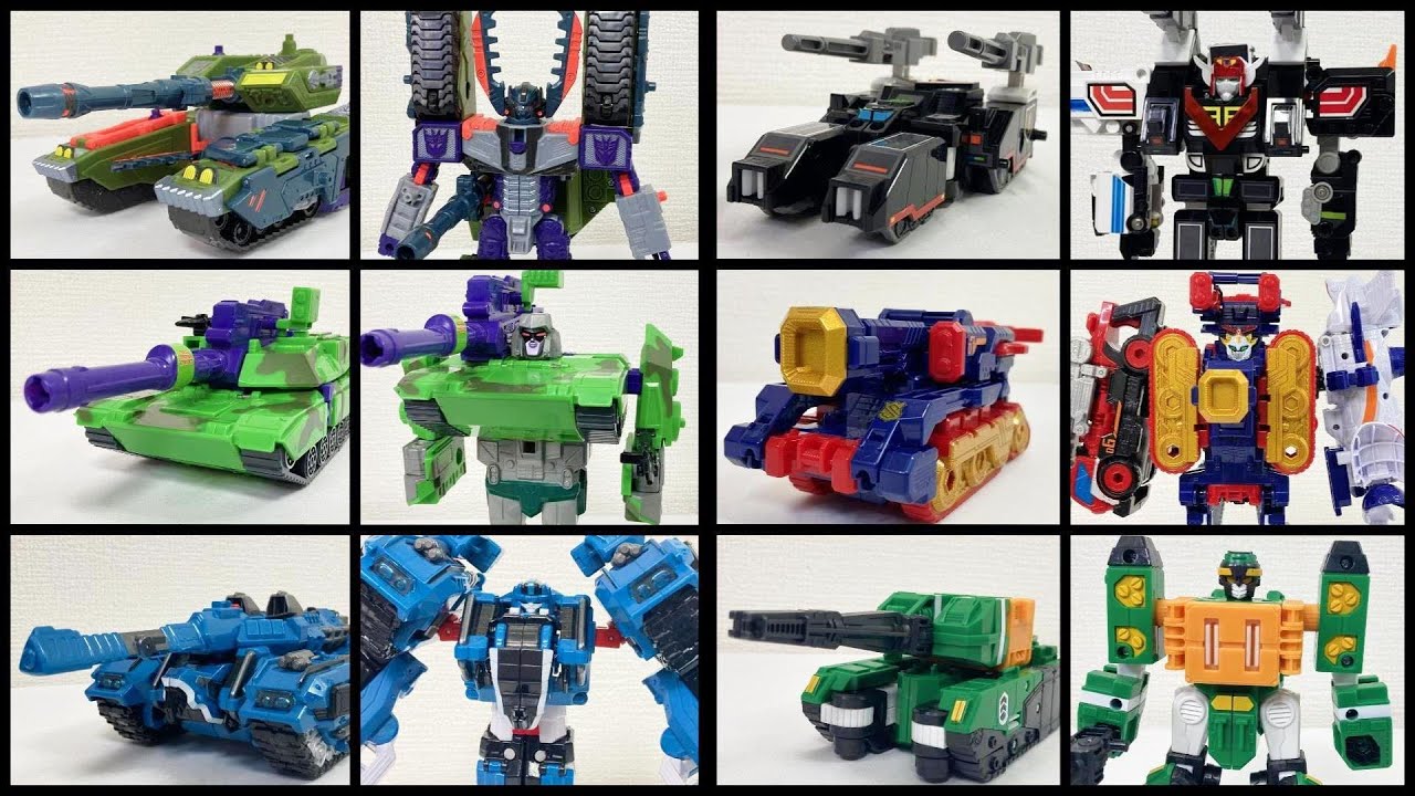 【MY　best　戦車×変形＆合体ロボ】メガトロン（マイクロン伝説）メガストーム　タンクガイ　サンダーバロン　サイレンルパンカイザー　アーマーフォース　トランスフォーマーマイクロン伝説