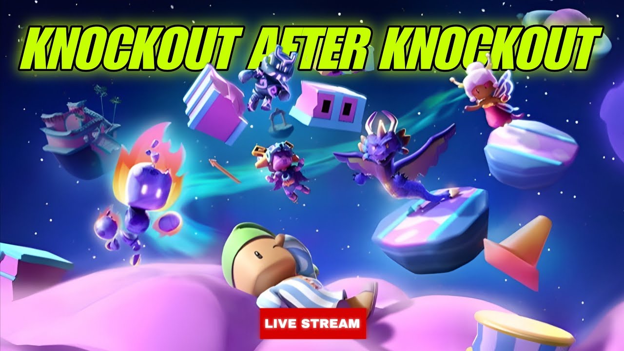 Stumble Guys LIVE 🔴 | Knockout After Knockout