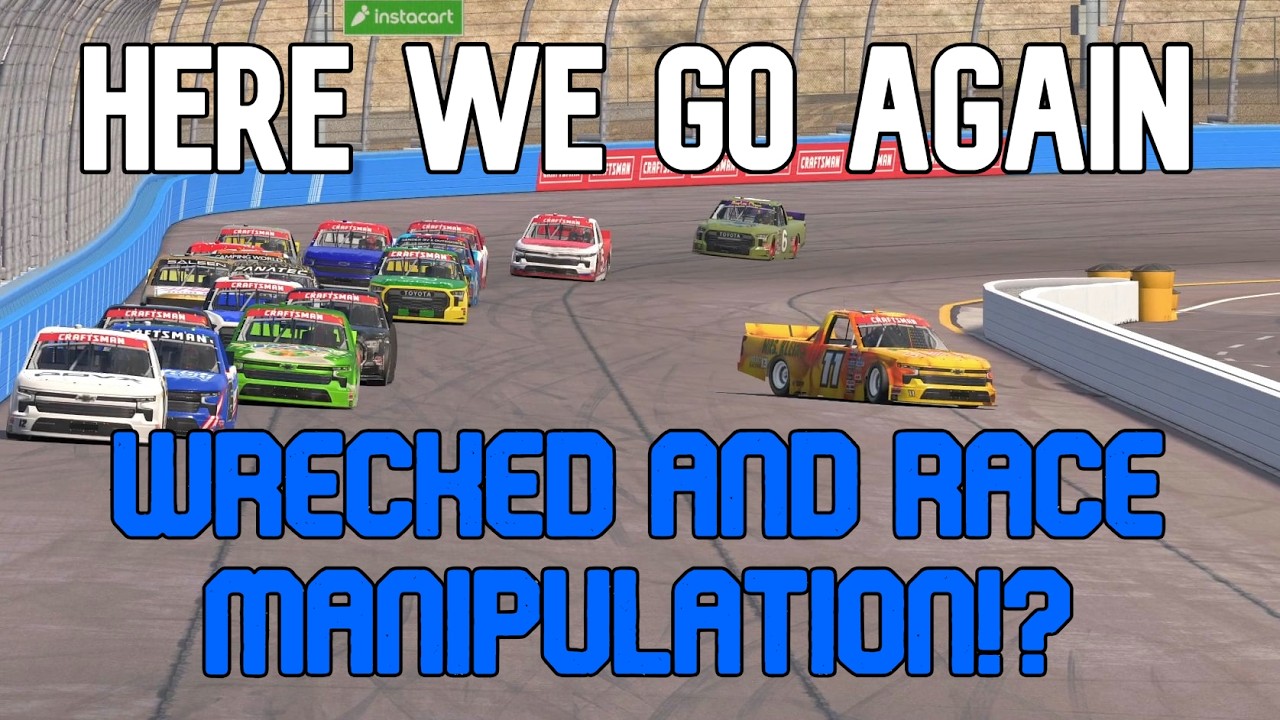 Race Manipulation or Just a Coincidence? - Maconi Trucks @ Phoenix (iRacing)