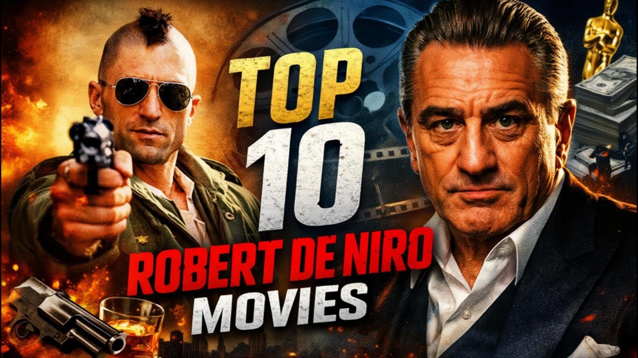 TOP TEN ROBERT DE NIRO MOVIES. 4K
