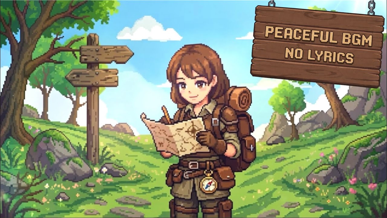 A Sunny Morning in a Cozy RPG Town | Bright Peaceful BGM (No Lyrics) | Study / Work / Reading