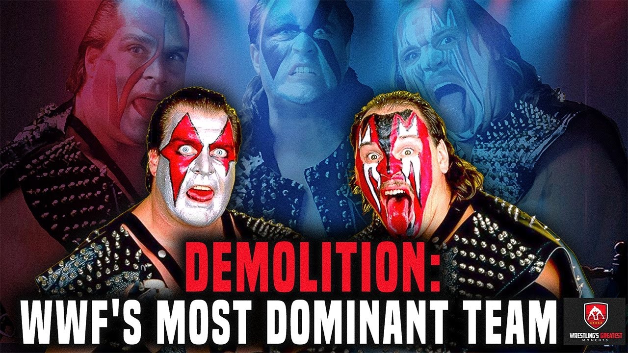 Разрушение: самая доминирующая команда WWF в истории #prowrestling #tagteamwrestling #demolition ...