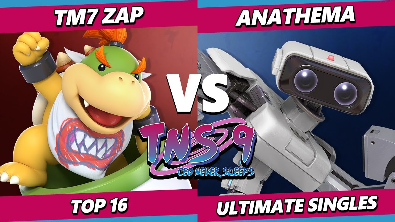TNS 9 - TM7 Zap (Bowser Jr, Luigi) Vs. Anathema (ROB) Smash Ultimate - SSBU