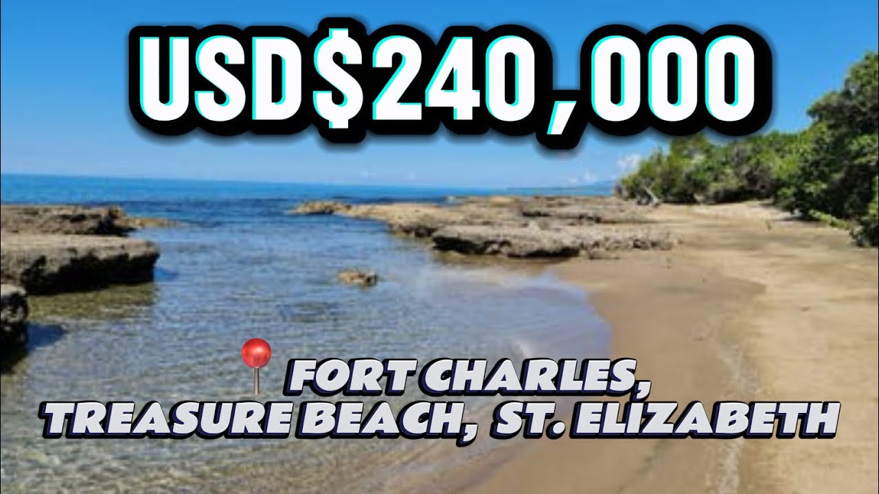 Ocean view land for sale in FORT CHARLES, TREASURE BEACH, ST. ELIZABETH, Jamaica for USD$240k