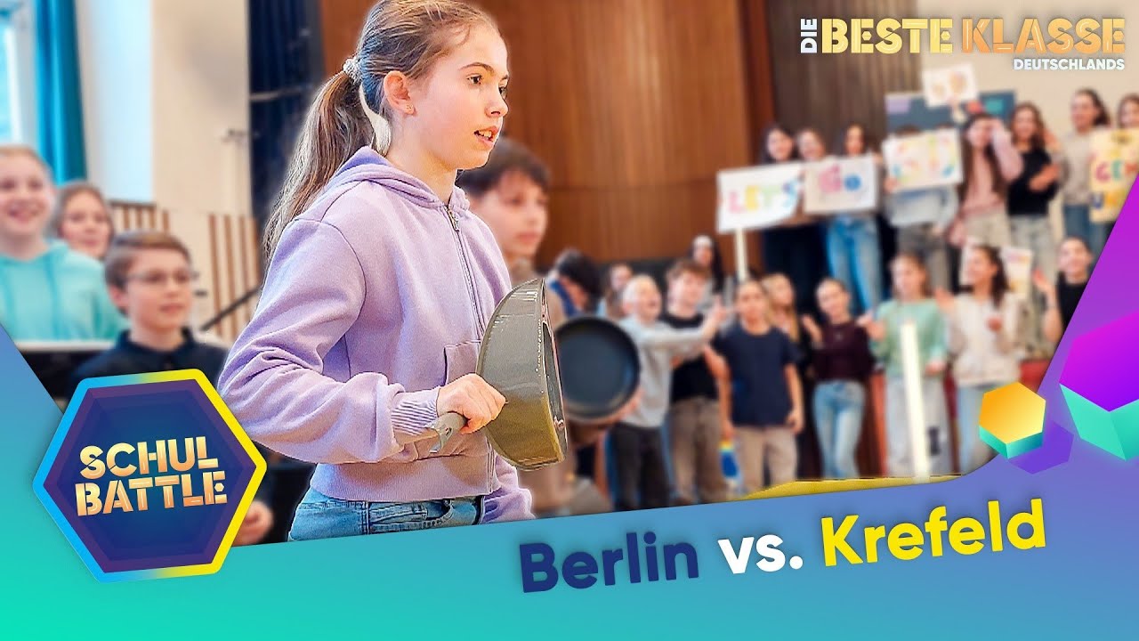 Berlin gegen Krefeld | Die Schulbattles | Die beste Klasse Deutschlands | Mehr auf KiKA.de