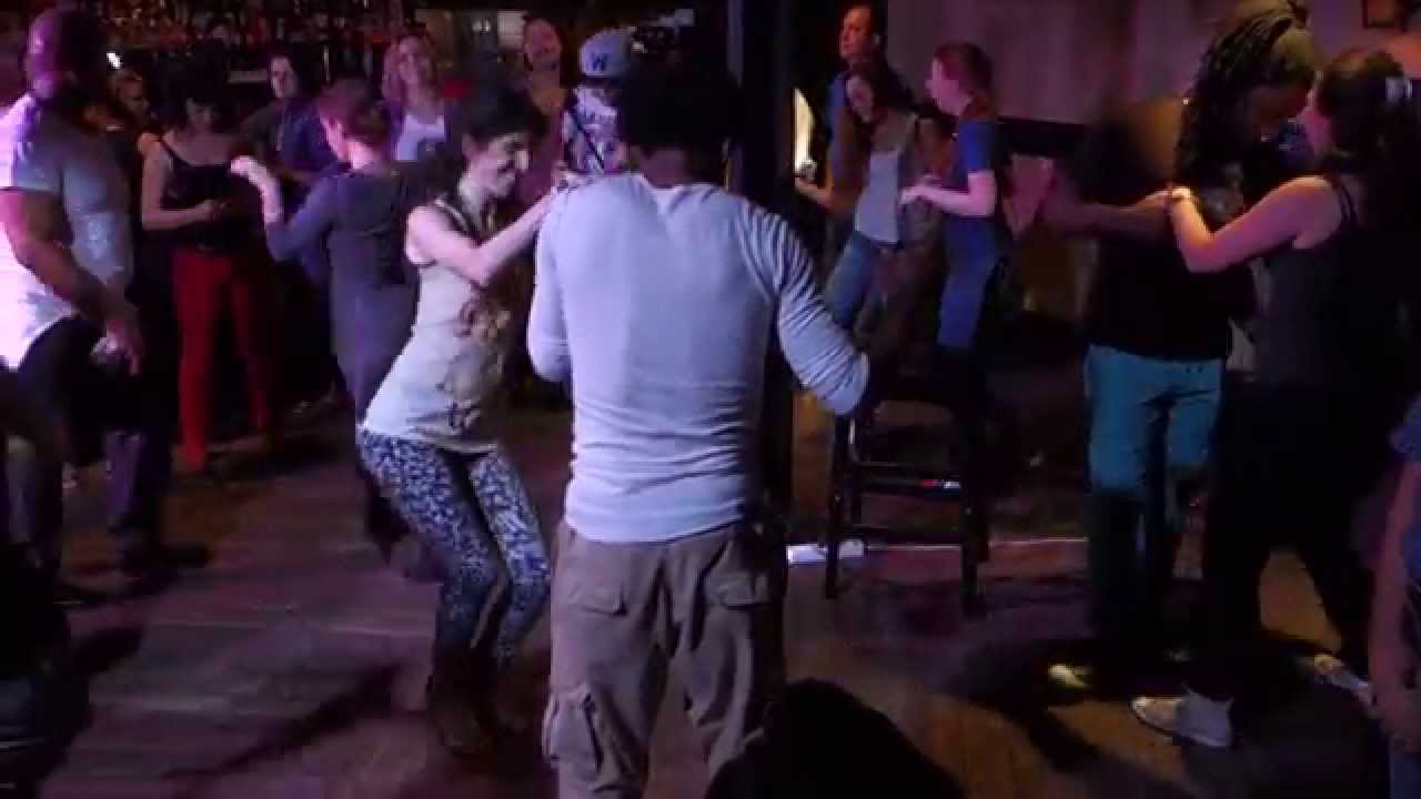 Amazing hand tricks by Karuk Gregoire dancing salsa with Ruzanna Djagaryan @ Moscow 2014