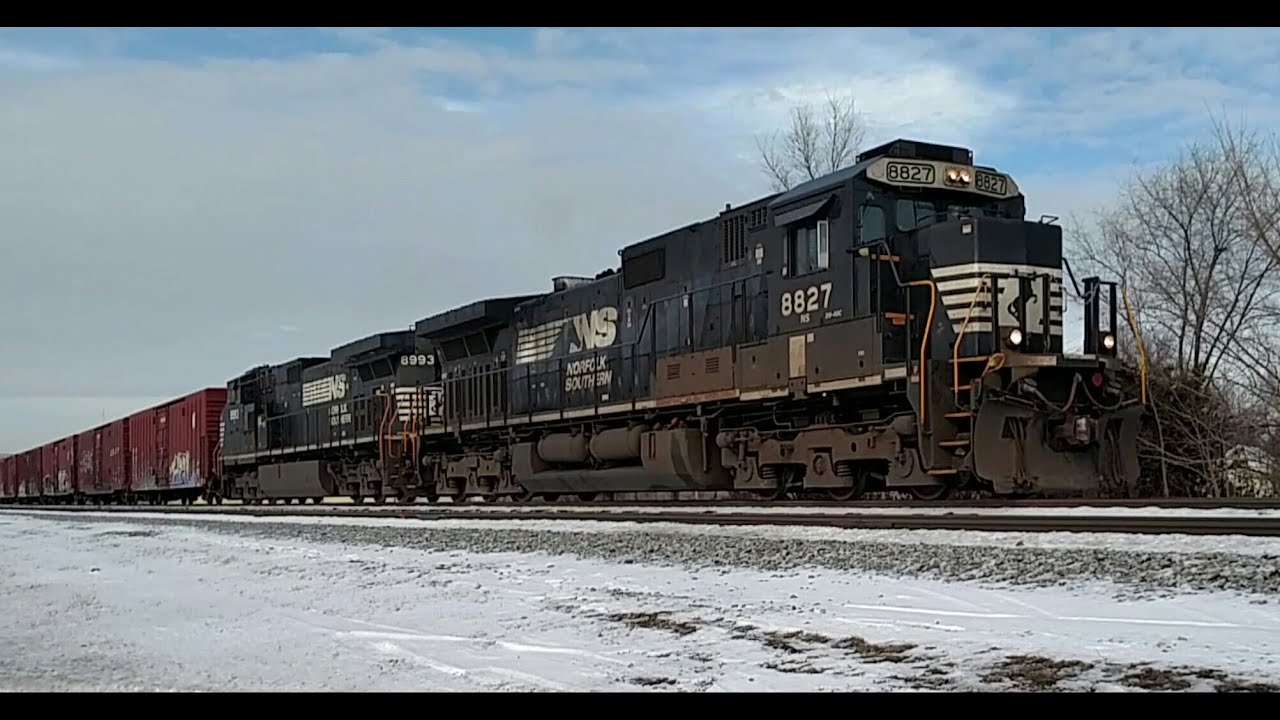Ns 10E Ns 8827 mixed freight Lima Ohio on CF&E