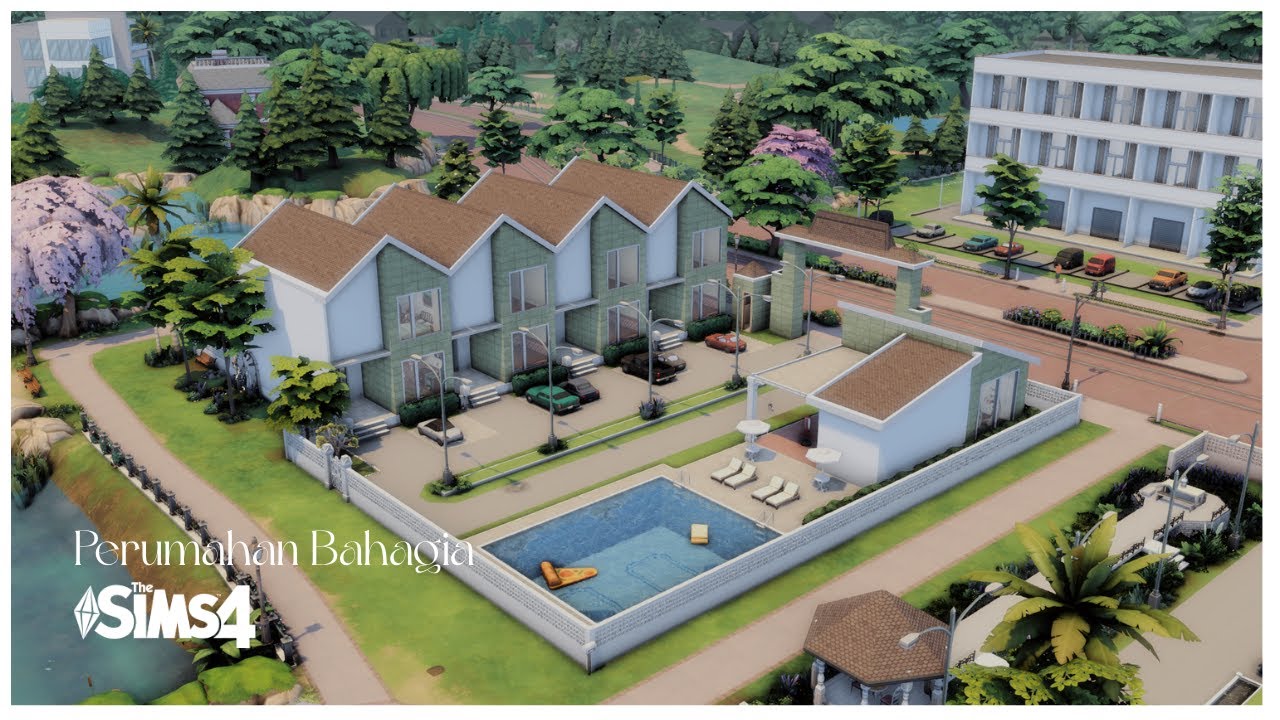 Bikin Perumahan Cluster di The Sims 4 | The Sims 4 Indonesia