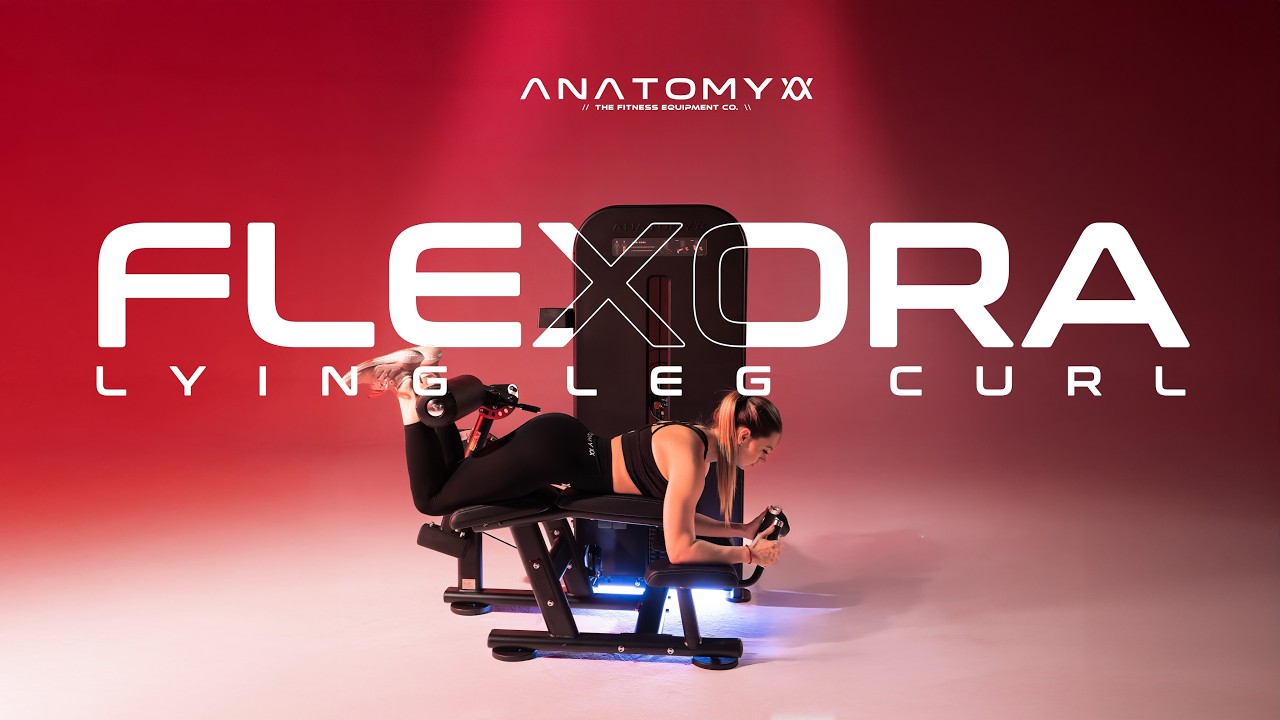 FLEXORA Lying Leg Curl | Commercial Pin Loaded Hamstring Machine by Anatomy Fitness