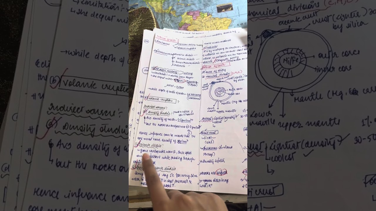 My  Geography notes for APSC #apsc #motivation #vlog #vlogs #apscprelims 