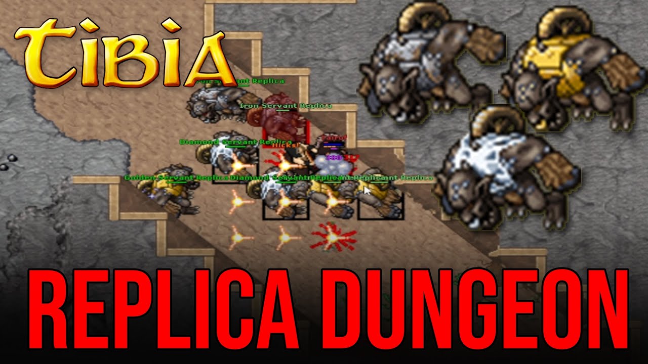 BOOST CIPSOFTU, TESTUJEMY - Replica Dungeon - MONK - TIBIA