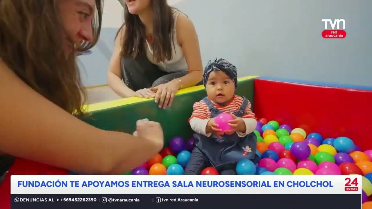 Fundación Te Apoyamos en TVN Red Araucanía - Inauguración sala neurosensorial Cesfam de Cholchol