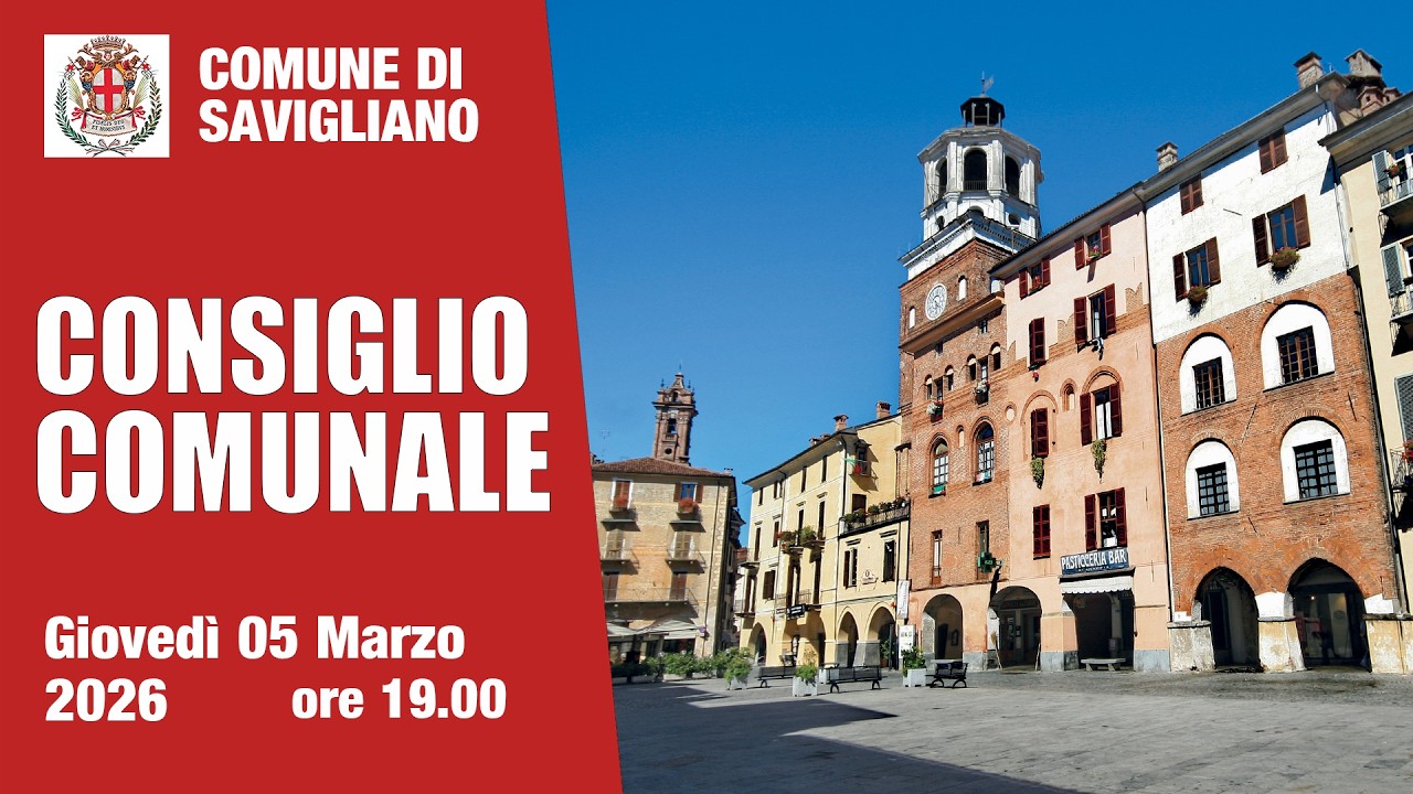 Consiglio Comunale 2026 - 5 Marzo 2026