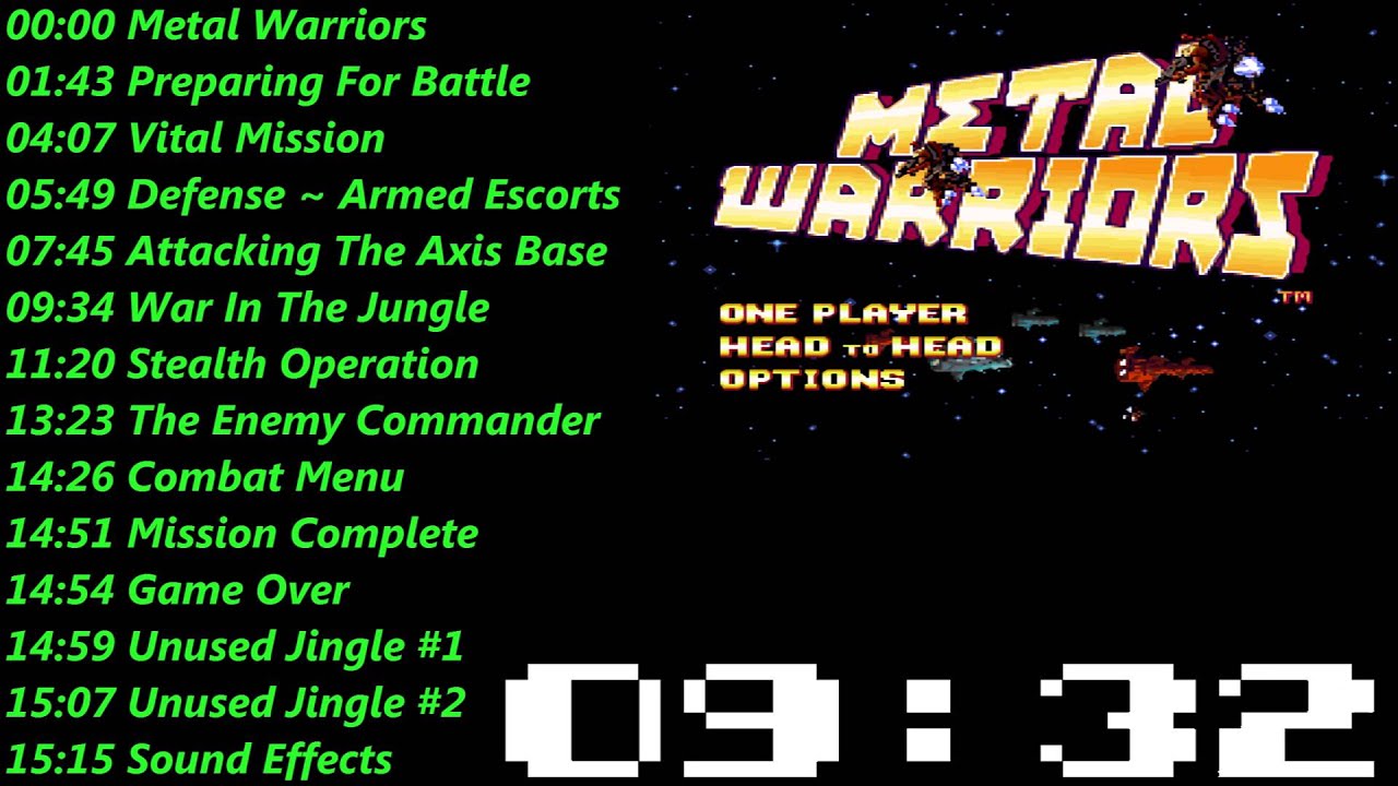 Metal Warriors (SNES) Music / Soundtrack