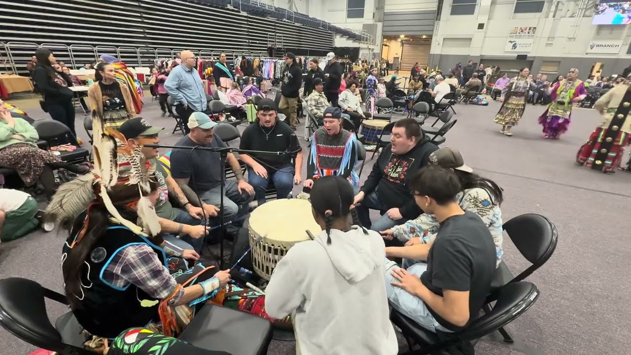 Ribbon town@sobriety new years powwow 