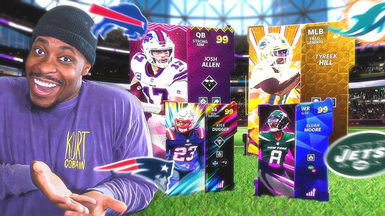 СОБИРАЮ КОМАНДУ ТОЛЬКО ИЗ ИГРОКОВ AFC-EAST!.. Madden 22