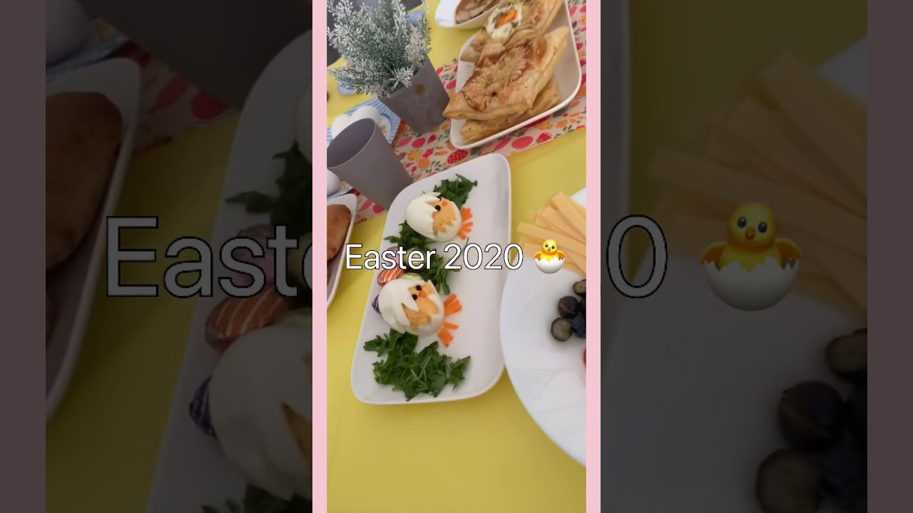 Easter 2020 with Hailey, Jelena and Mason