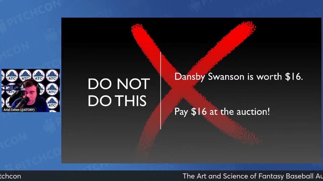 The Art and Science of Fantasy Baseball Auctions | PitchCon 2024