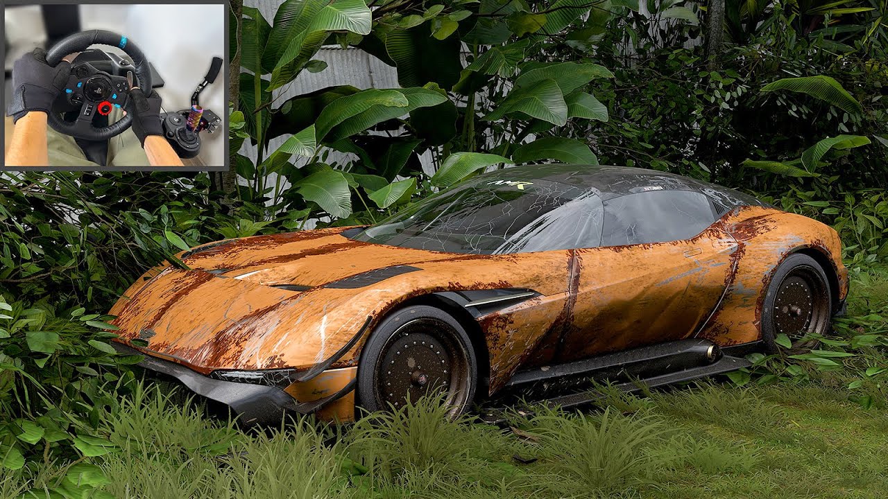 Rebuilding Aston Martin Vulcan in Forza Horizon 5 – Ultra Realistic Wheel Gameplay