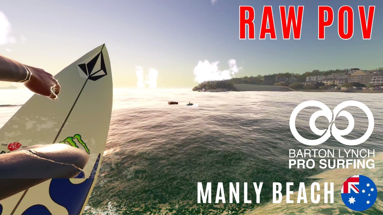 Manly Beach RAW POV Session | Barton Lynch Pro Surfer (4K)
