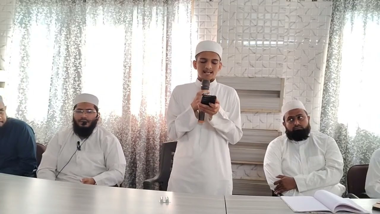 Highlight 57:05 – 1:02:05 from مکاتب کا جلسہ، مدرسہ نورالقران کوسمبا، ضلع سورت ،