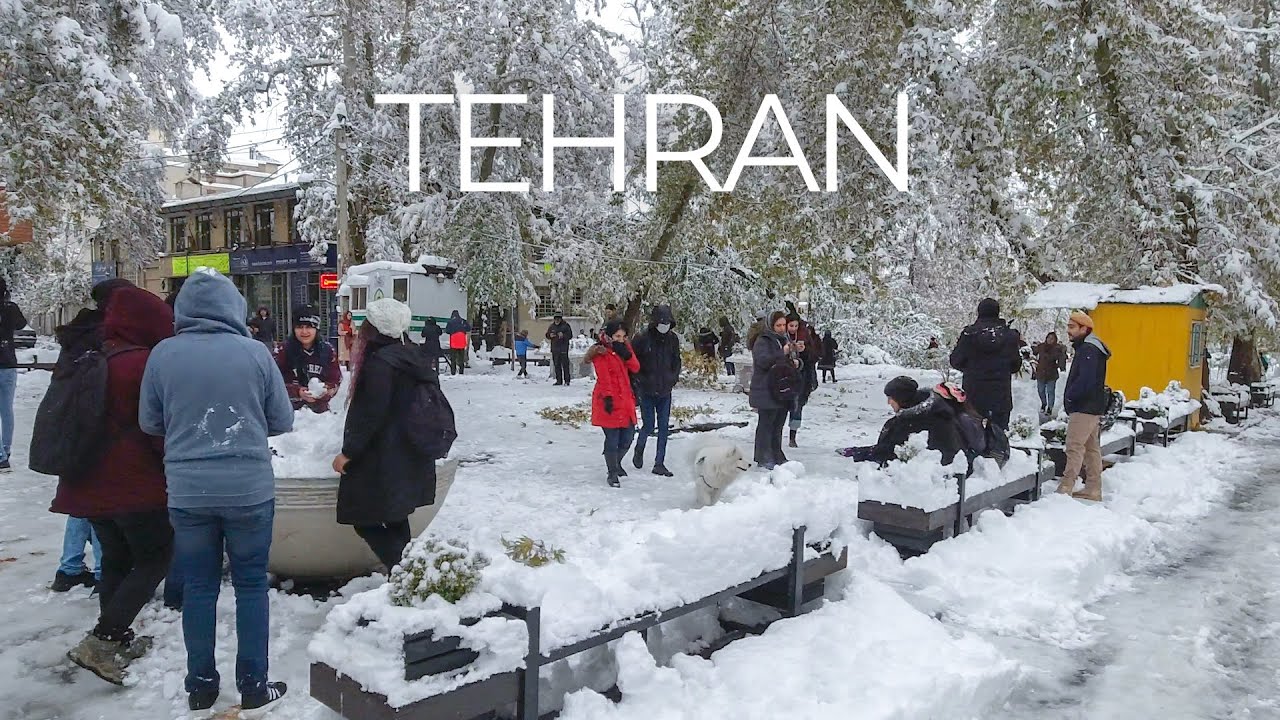 A Snowy Day in Tehran, IRAN - Nov. 2019 /  تهران، آبان ۹۸
