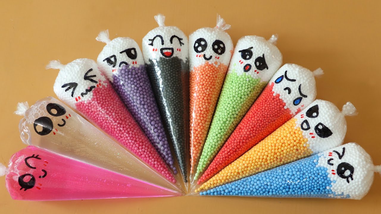 Making Slime with Piping Bags! Most Satisfying Slime Video★ASMR★#ASMR #PipingBags