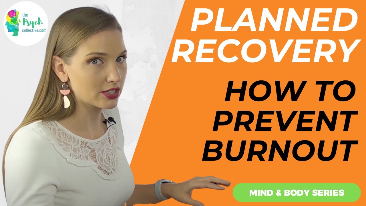 Planned recovery. Prevent burnout and thrive. Essential for perfectionists!