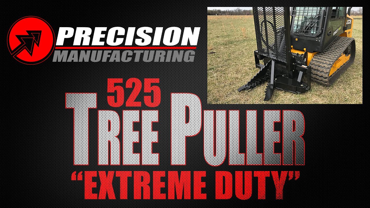 Remove Tree and Roots with just a pull! - 525 Tree Puller Extreme Duty | Precision Manufacturing INC