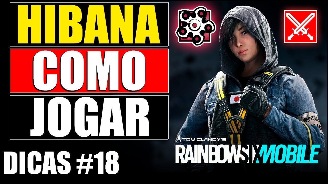 ✅ DICAS de Como JOGAR com a Agente Atacante HIBANA no RAINBOW SIX MOBILE