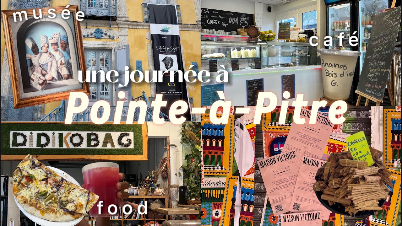 une journée à Pointe à Pitre | café , musée d'histoire, nourriture ital, marché aux épices