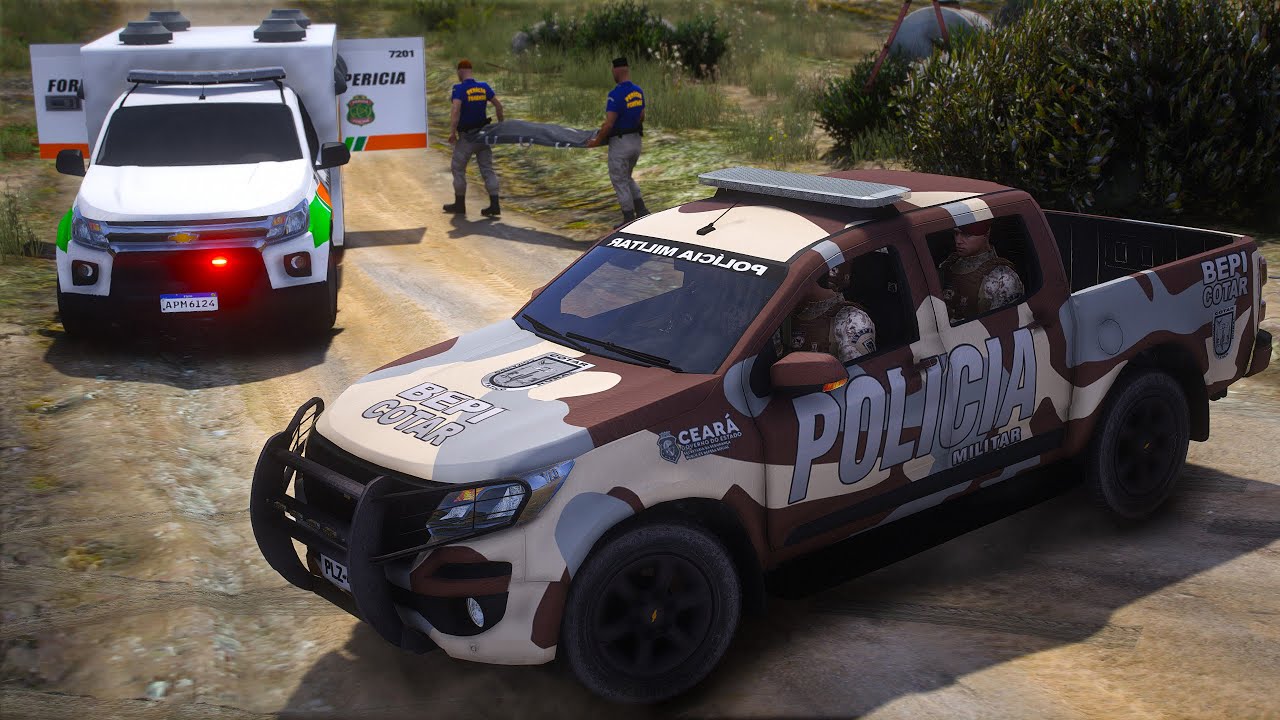 BEPI / COTAR  CONFRONTA COM FACCIONADOS PMCE | GTA 5 POLICIAL