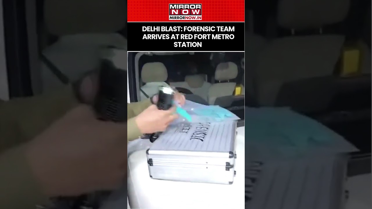 Delhi Blast: Forensic Team Arrives At The Spot Near Red Fort Metro Station&nbsp;Gate No 1 | Watch #shorts