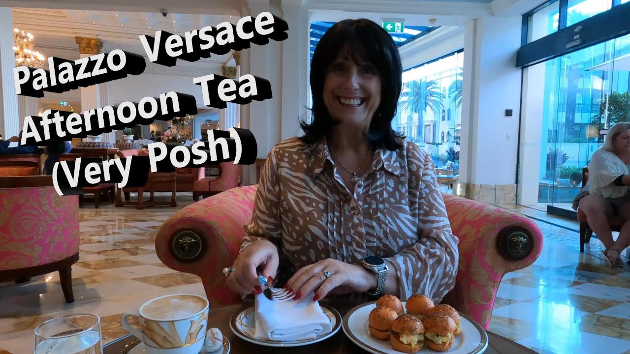 We Had High Tea at the Palazzo Versace Gold Coast - Very Posh
