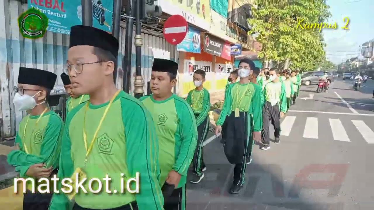 Jalan santai MATSAMA MTsN Kota Madiun kampus 2