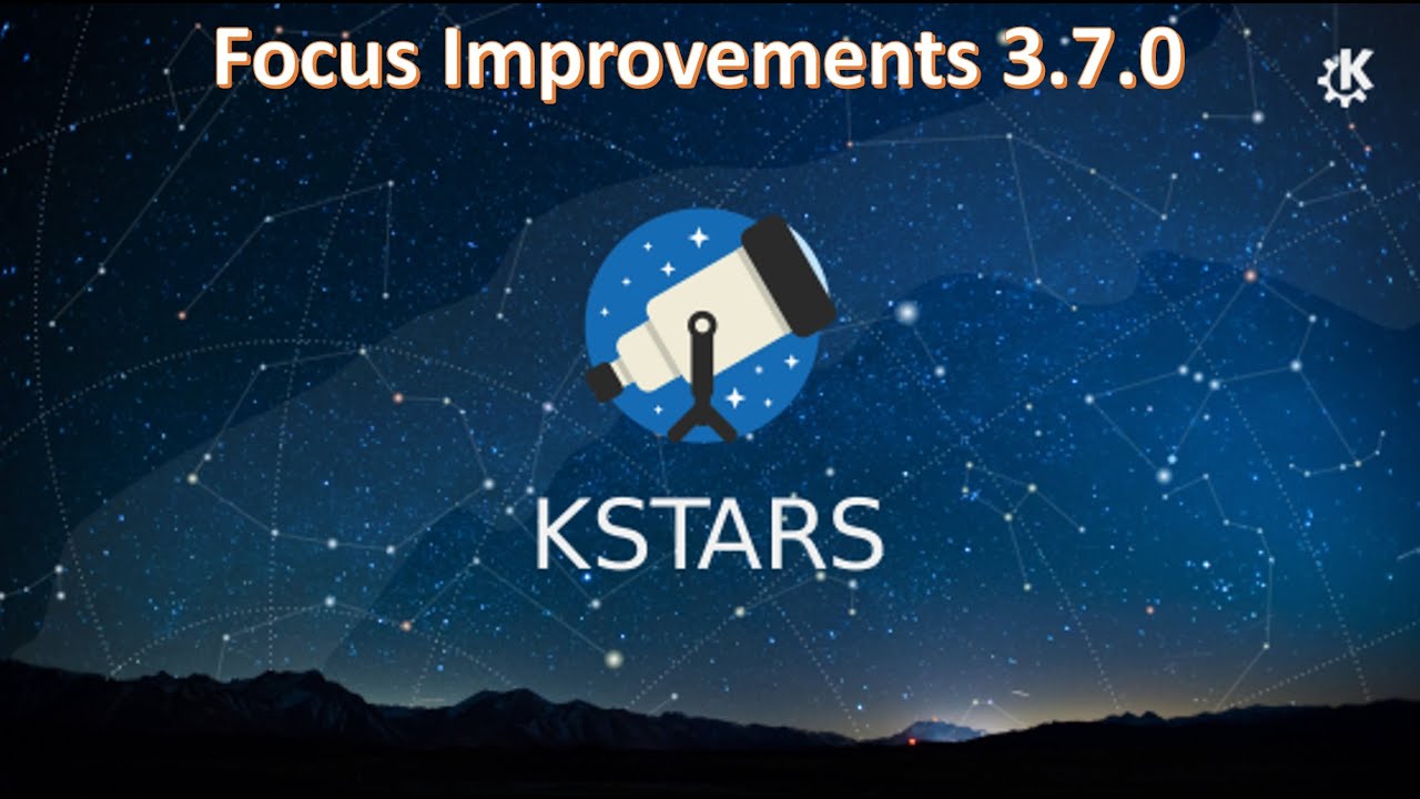 KStars / Ekos Focus Improvements for 3 7 0