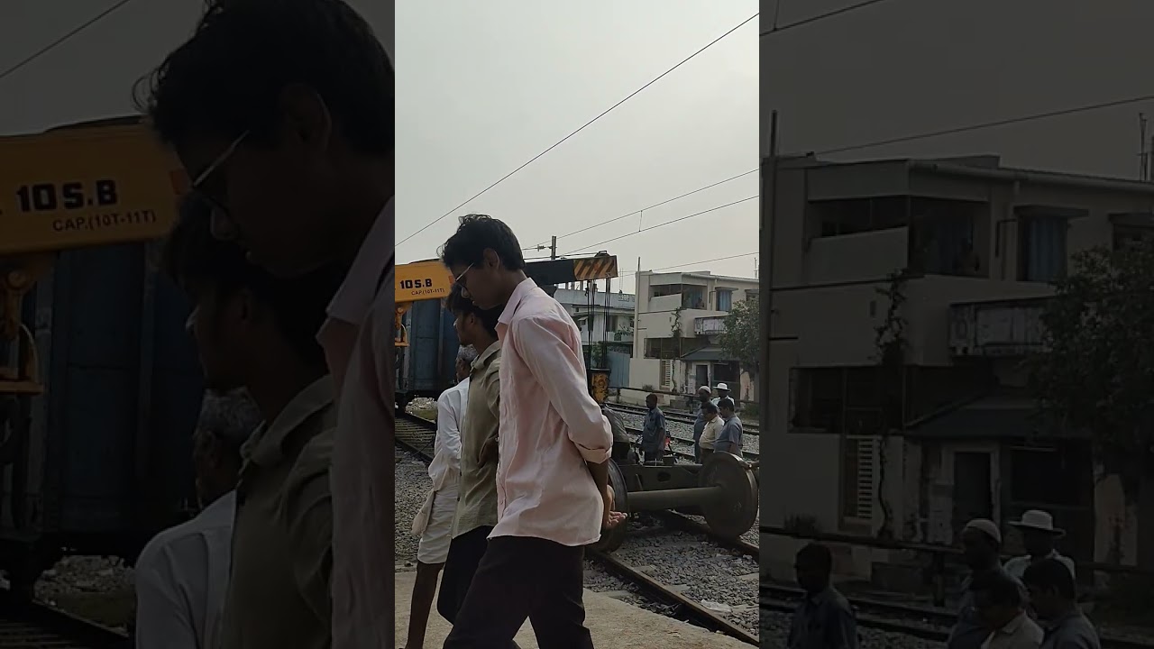 @ Railway goods full wheel change at section 